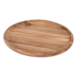 Xenos Borrelplanken|Kaarsenplateaus-Acacia tray rond - ø22 cm