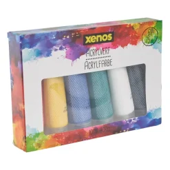 Xenos Verf-Acrylverf - 6 kleuren