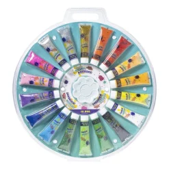 Xenos Verf-Acrylverf - multikleur - set van 19