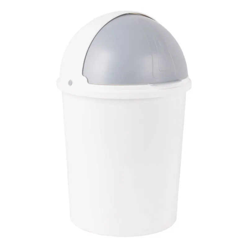 Xenos Prullenbakken-Afvalbakje mini-bullit - diverse varianten - 6 liter