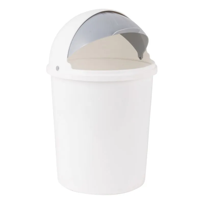 Xenos Prullenbakken-Afvalbakje mini-bullit - diverse varianten - 6 liter