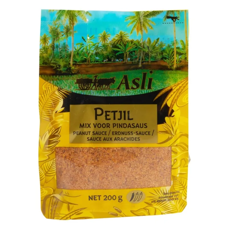 Asli Indonesische Keuken|Kruiden En Specerijen-boemboe - petjel pindasaus - 200 g