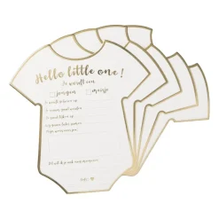 Xenos Babyshower-Babyshower invulkaarten - set van 10