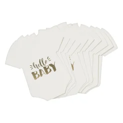 Xenos Babyshower-Babyshower invulkaarten - set van 10