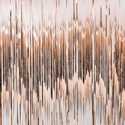 Xenos Backdrop|Verjaardagen-Backdrop - roségoudkleurig - 180x200 cm