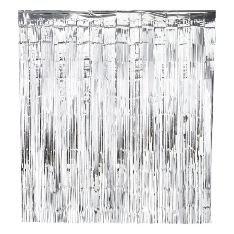 Xenos Backdrop|Verjaardagen-Backdrop - zilverkleurig - 180x200 cm