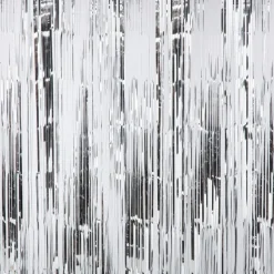 Xenos Backdrop|Verjaardagen-Backdrop - zilverkleurig - 180x200 cm