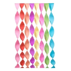 Xenos Backdrop|Kinderfeestjes-Backdrop crêpe papier - multikleur - 15x200 cm