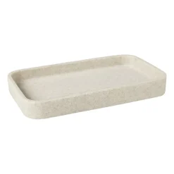 Xenos Badkamer Accessoires-Badkamer plateau zand - 2.5x19x11 cm