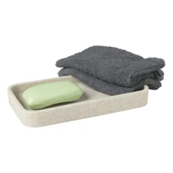 Xenos Badkamer Accessoires-Badkamer plateau zand - 2.5x19x11 cm