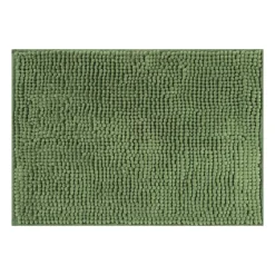 Xenos Badmatten-Badmat chenille - groen - 40x60 cm