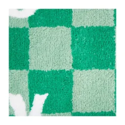 Xenos Badmatten-Badmat Take it Easy - groen/wit - 50x70 cm