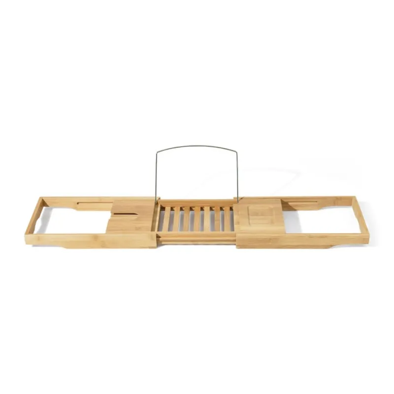Xenos Doucherekjes|Badkamer Accessoires-Badrek bamboe - 70x23 cm