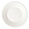 Xenos Wegwerpservies-Bagasse bord - wit - ø21x1.8 cm