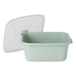 Xenos Bewaardozen|Magnetrondozen-Bakje voor magnetron - 1 liter - groen