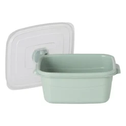 Xenos Bewaardozen|Magnetrondozen-Bakje voor magnetron - 2 liter - groen