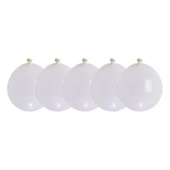 Xenos Ballonnen|Bruiloft-Ballon LED - wit - 5 stuks