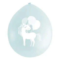 Xenos Ballonnen|Kinderfeestjes-Ballon unicorn - 9 stuks