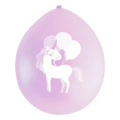 Xenos Ballonnen|Kinderfeestjes-Ballon unicorn - 9 stuks