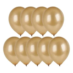 Xenos Ballonnen|Bruiloft-Ballonnen metallic - goud - set van 9