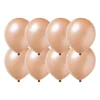 Xenos Ballonnen-Ballonnen metallic - rose goud - set van 8