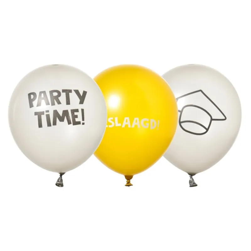 Xenos Ballonnen-Ballonnenset geslaagd - set van 10
