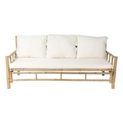 Xenos Bankjes-Bamboe bank Padang - 3-zits - 80x180x70 cm
