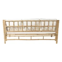 Xenos Bankjes-Bamboe bank Padang - 3-zits - 80x180x70 cm