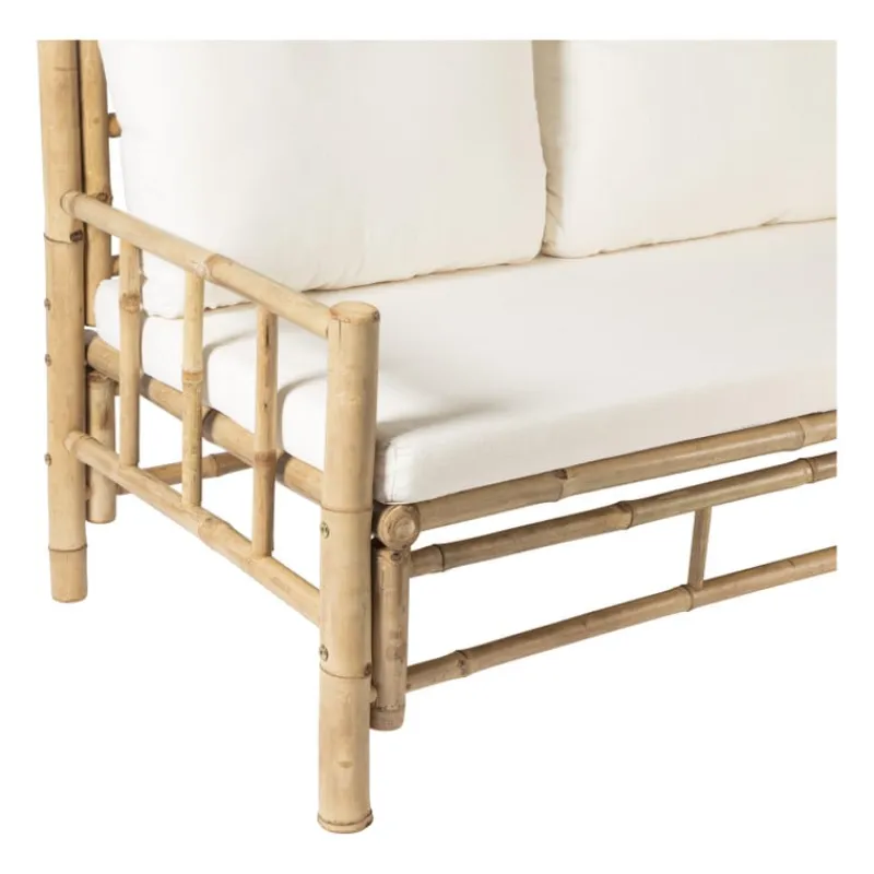 Xenos Bankjes-Bamboe bank Padang - 3-zits - 80x180x70 cm
