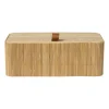 Xenos Manden|Manden-Bamboe kistje met deksel Jesse - 8x23x13 cm - naturel