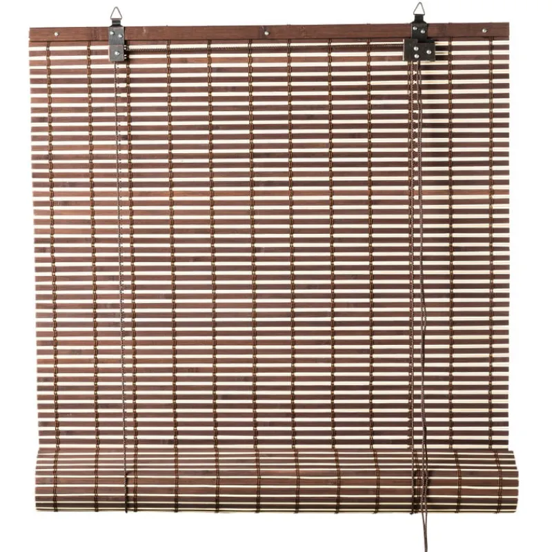 Xenos Rolgordijnen-Bamboe rolgordijn - bruin - 150x180 cm
