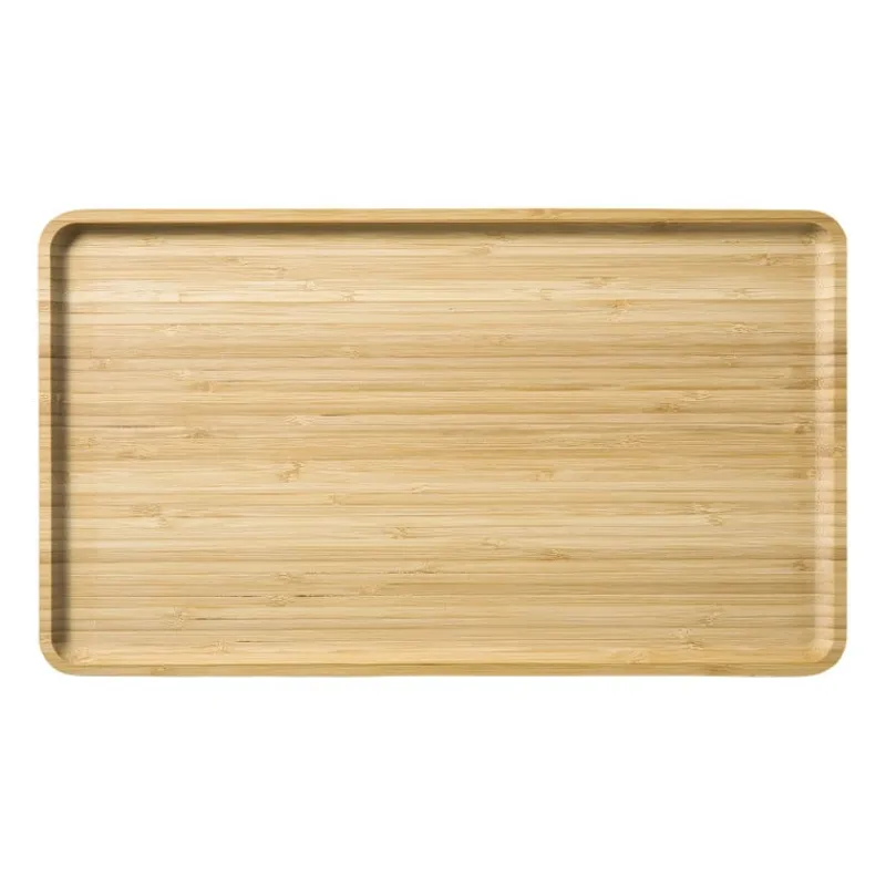Xenos Dienbladen-Bamboe tray groot - bruin - 1.8x44x25.5 cm