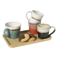 Xenos Dienbladen-Bamboe tray klein - bruin - 1.8x28x18 cm