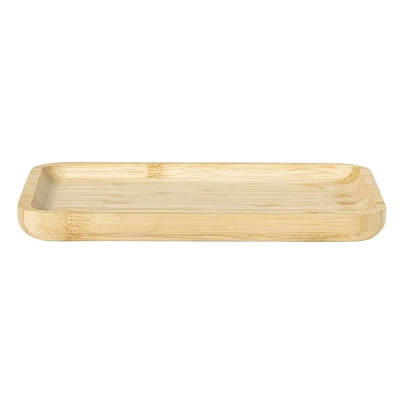 Xenos Dienbladen-Bamboe tray klein - bruin - 1.8x21x14.5 cm