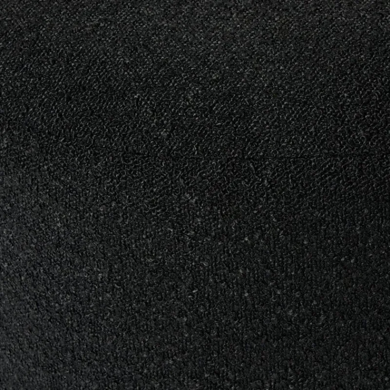 Xenos Bankjes-Bank Sara bouclé - zwart - 45x120x44 cm