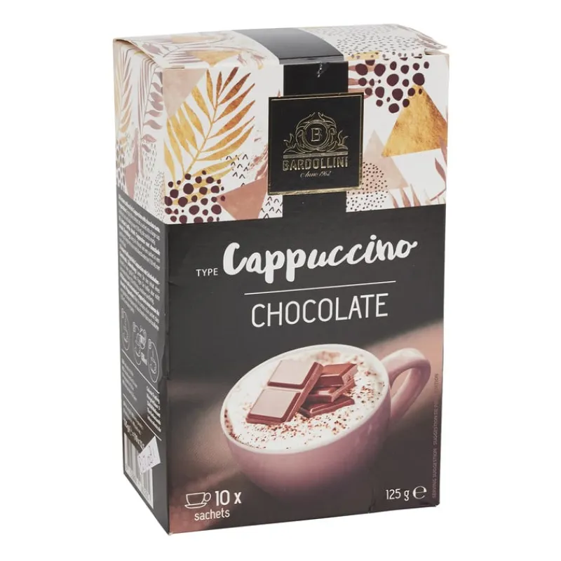 Xenos Chocolademelk|Koffie-Bardollini cappuccino - choco - 8 zakjes