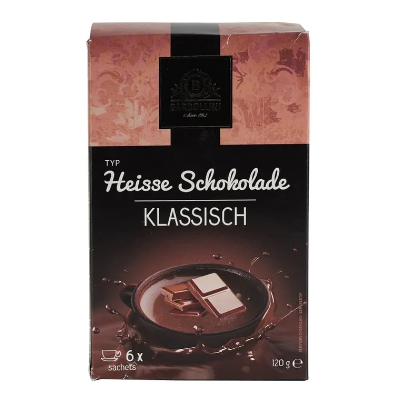 Xenos Chocolademelk-Bardollini hot chocolate - classic - 6 stuks