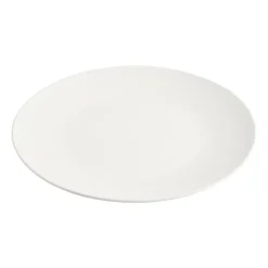 Xenos Borden-Basic ontbijtbord rond - wit - Ø19 cm