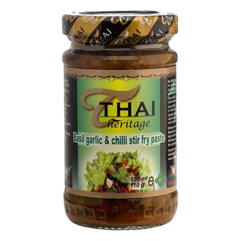 Xenos Thaise Keuken-Basilicum knoflook pasta - 110 gram