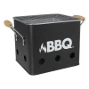 Xenos Barbecue-Bbq kubus - mini barbecue - 27.5x17x15.5 cm
