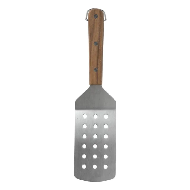 Xenos Barbecue-BBQ spatel - RVS/hout - 29.7 cm