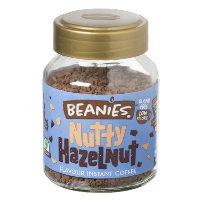 Xenos Koffie|Koffie Accessoires-Beanies koffie - nutty hazelnut - 50 gram