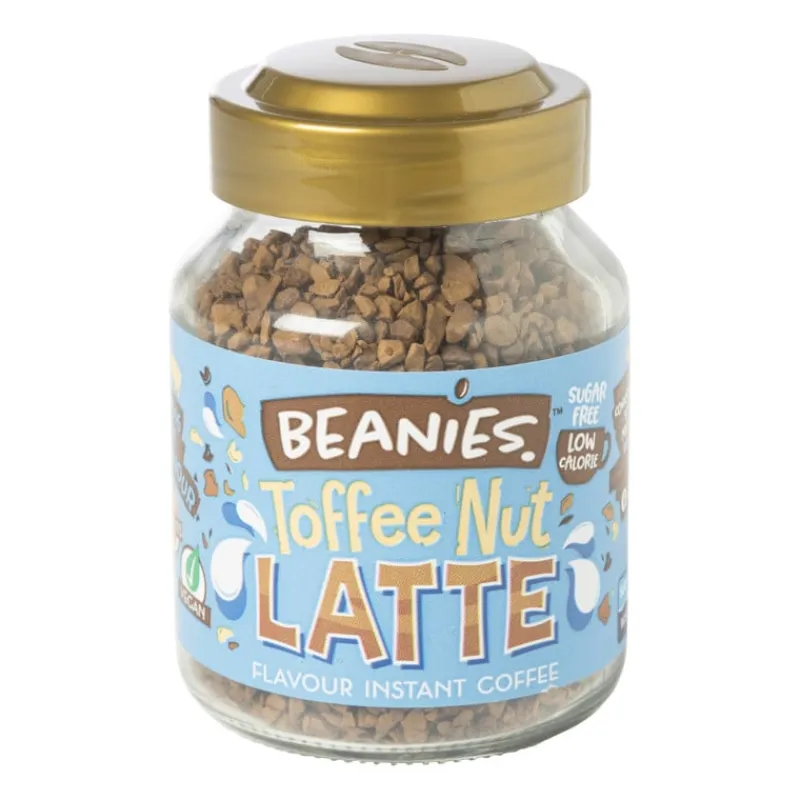 Xenos Koffie-Beanies koffie - toffee nut latte - 50 gram