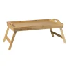Xenos Dienbladen-Bed dienblad - bamboe - 31x58x22 cm