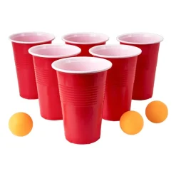 Xenos Drankspellen|Spellen-Beerpong - set van 9