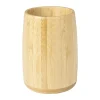 Xenos Badkamer Accessoires-Beker bamboe - naturel - ø8x11 cm