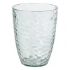 Xenos Buitenservies|Waterglazen-Beker dots - groen - 300 ml