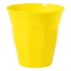 Xenos Buitenservies|Kinderservies-Beker facet - geel - 250 ml