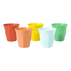 Xenos Buitenservies|Kinderservies-Beker facet - groen - 250 ml