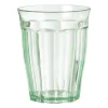 Xenos Buitenservies|Waterglazen-Beker met facetten - groen - 450 ml